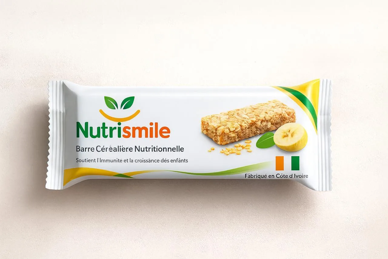 Maquette de la barre Nutrismile
